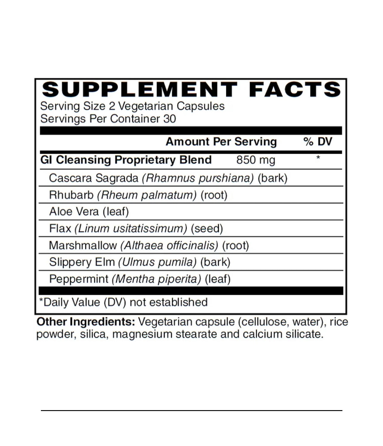 CLEANSE (All Natural w/ Slippery Elm) | KQP Supplements