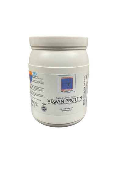 VEGAN PROTEIN Vanilla Non GMO Plant Based 21g Protein | KQP Supplements