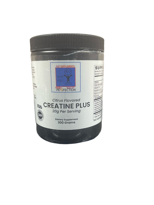 CREATINE Plus Citrus Flavor 20g | KQP Supplements