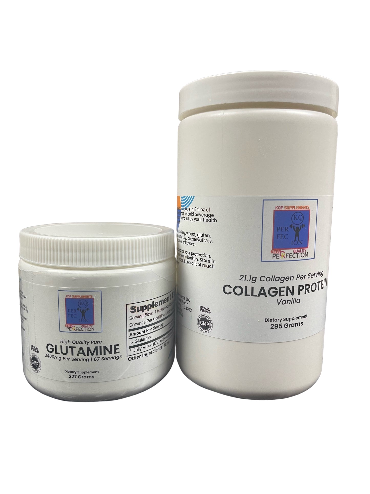 Glutamine Collagen Combo | KQP Supplements